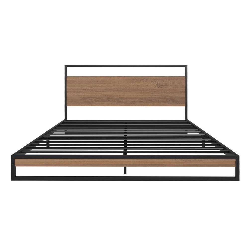 DANE Queen Size Metal Bed Frame with Mattress