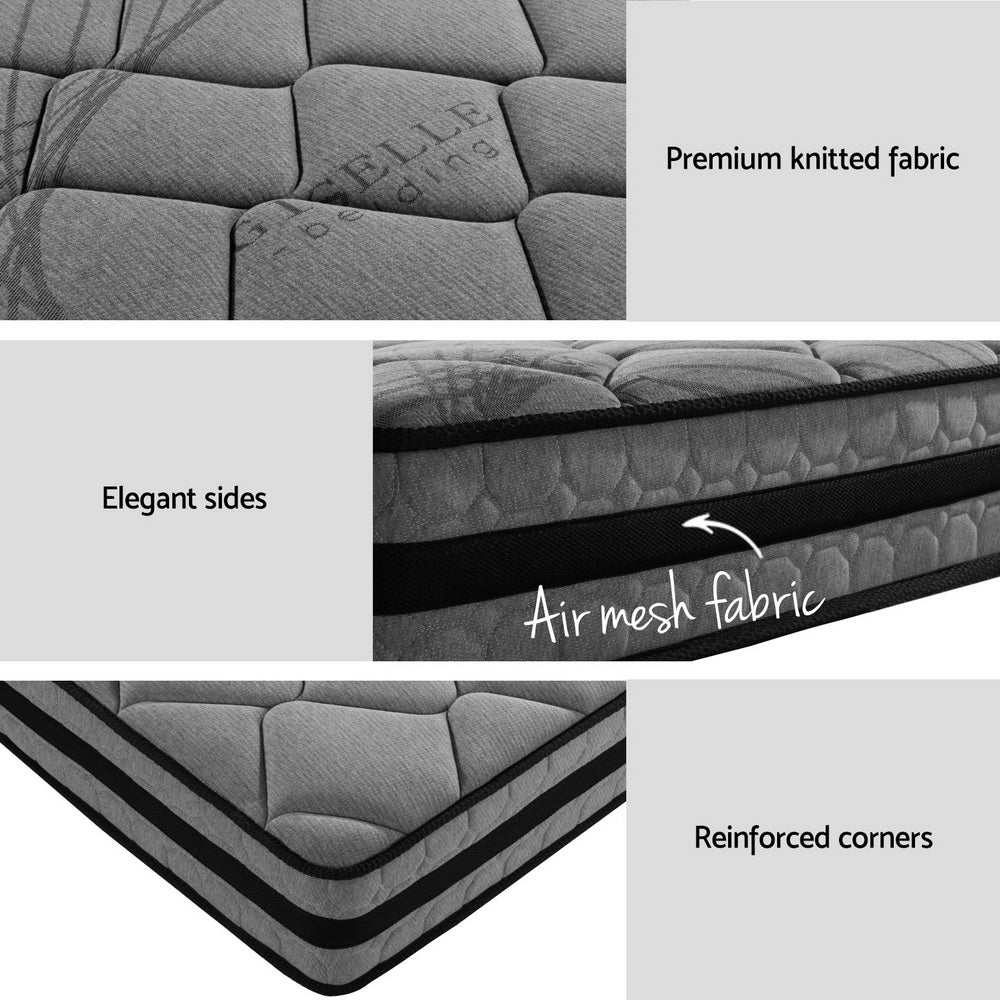DANE Queen Size Metal Bed Frame with Mattress