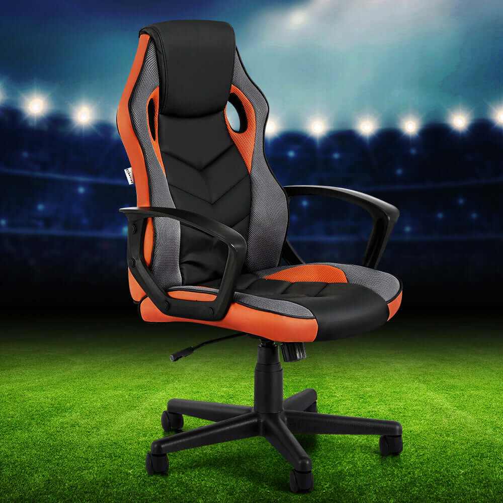 High Back Computer Chair - Orange