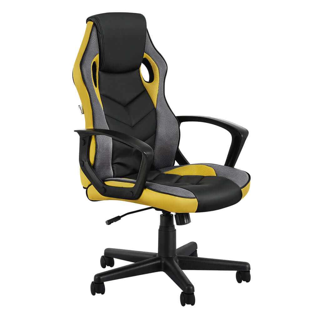 Sid Gaming Chair High Back - Yellow