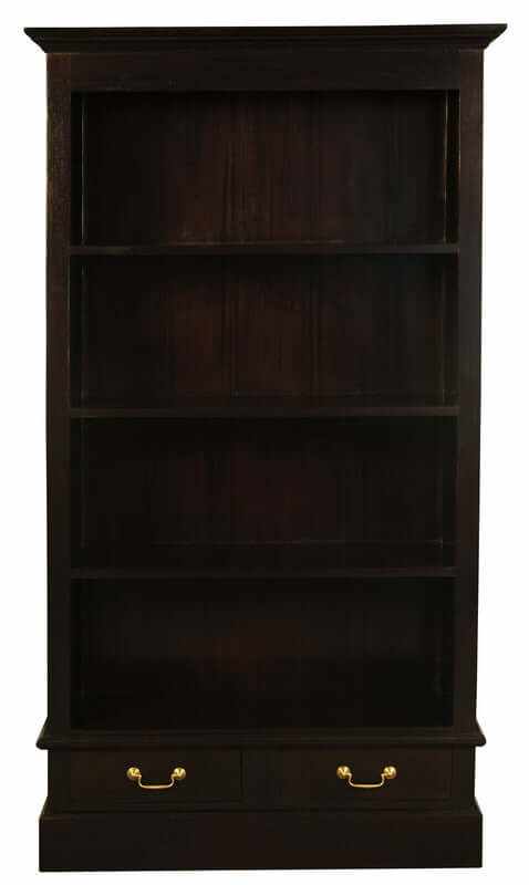 Tasmania Bookcase With Drawer - Chocolate