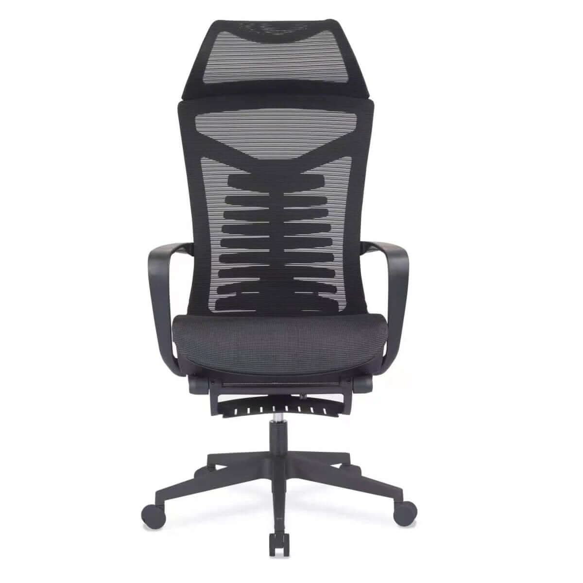Ergonomic Mesh Chair with Back Support and Footrest