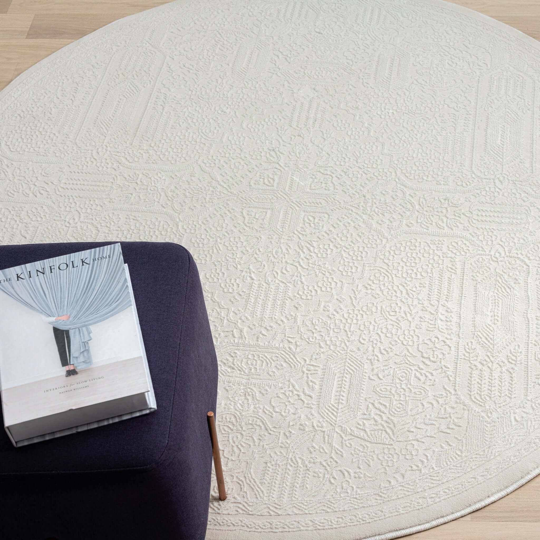 Grande Jacquard Ivory Rug - 240x330