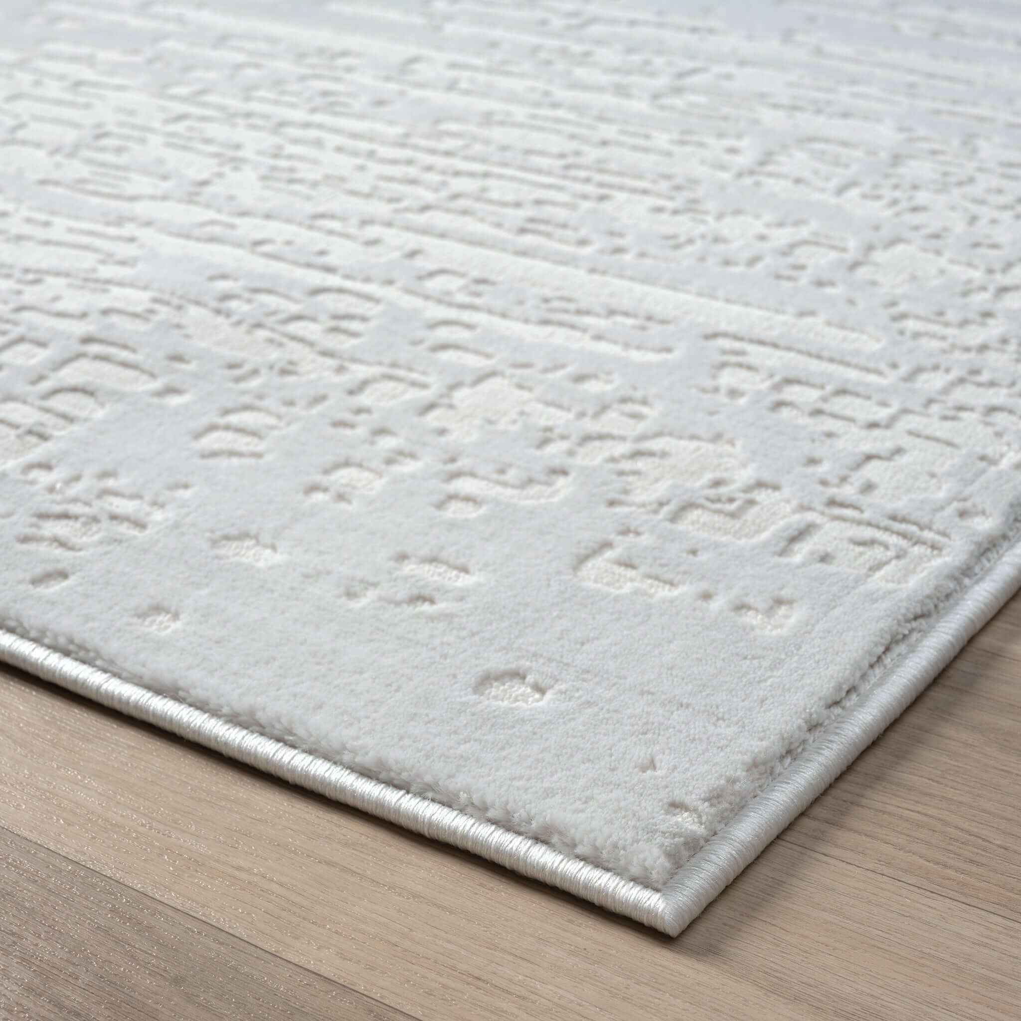 Grande Jacquard Durable Rug - Pearl - 240x330