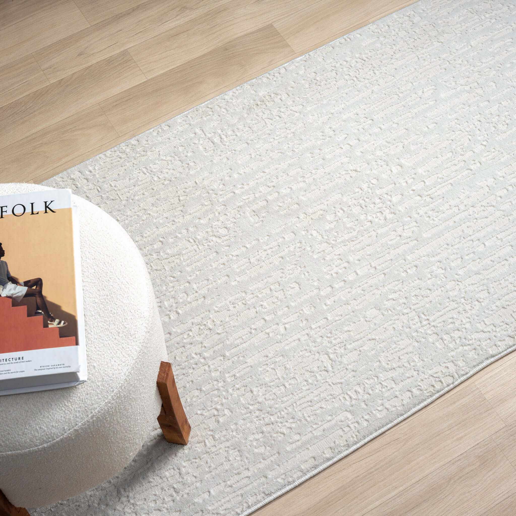 Grande Jacquard Durable Rug - Pearl - 240x330