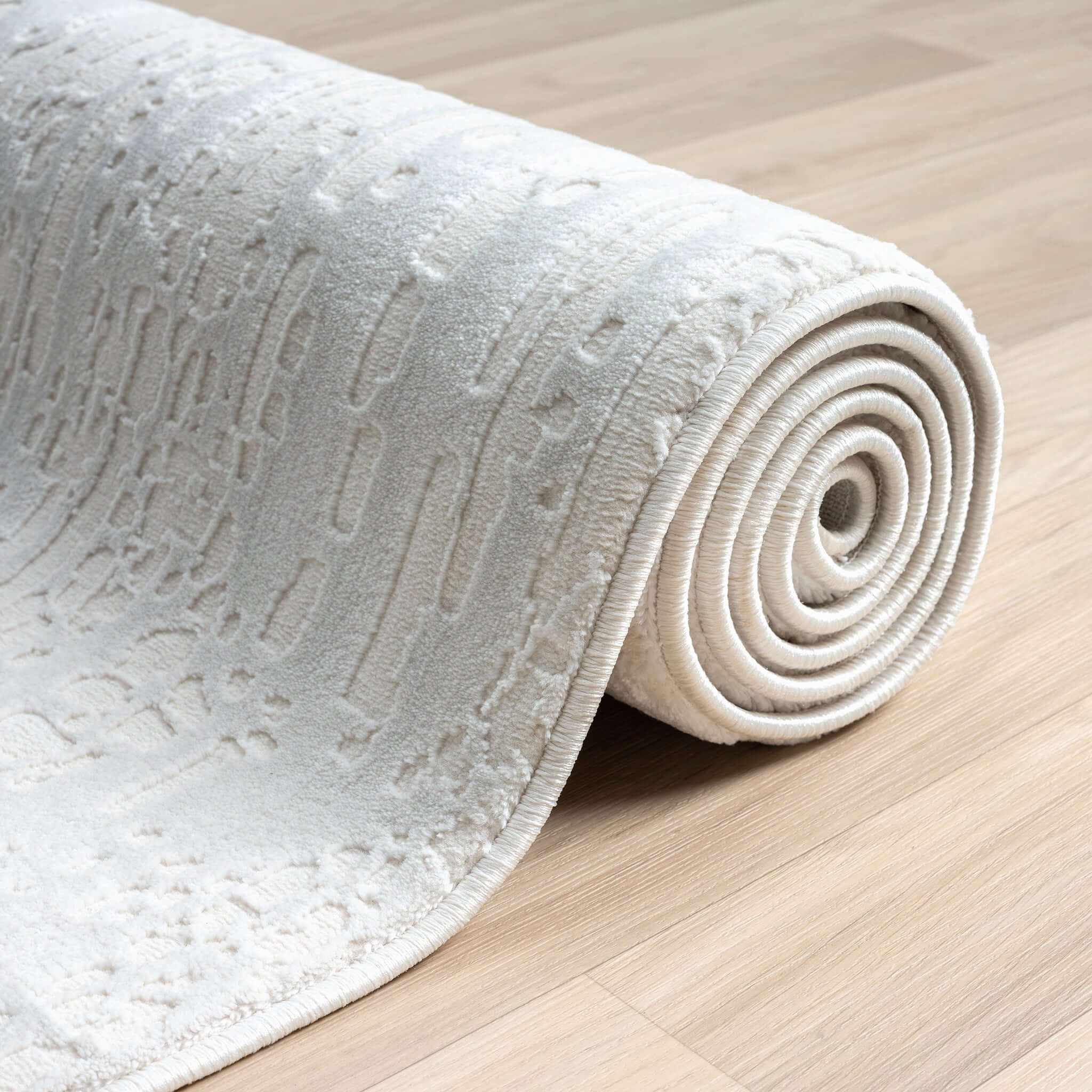 Grande Jacquard Durable Rug - Pearl - 240x330