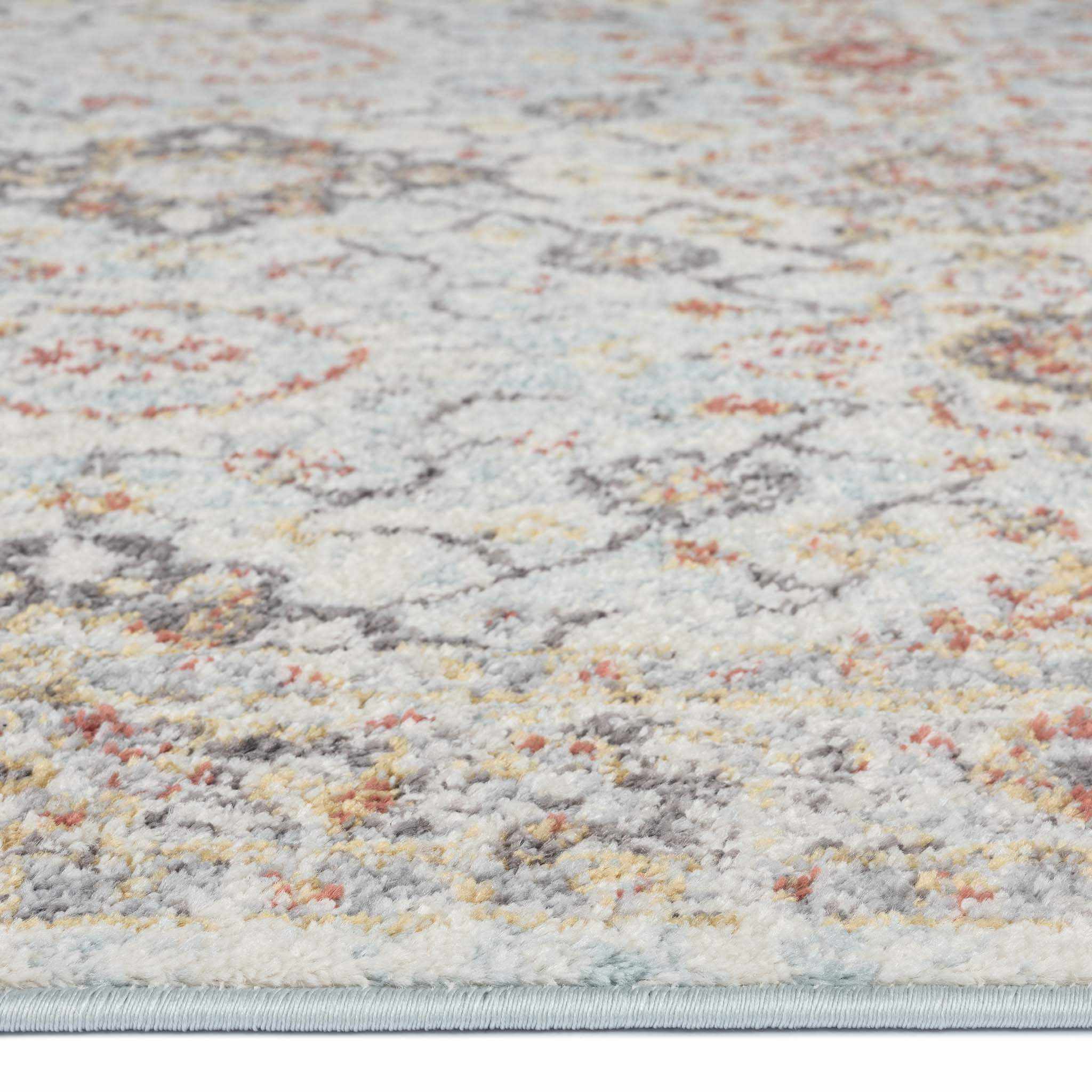 Asher Country Rug Big Size - Blue - 300x400