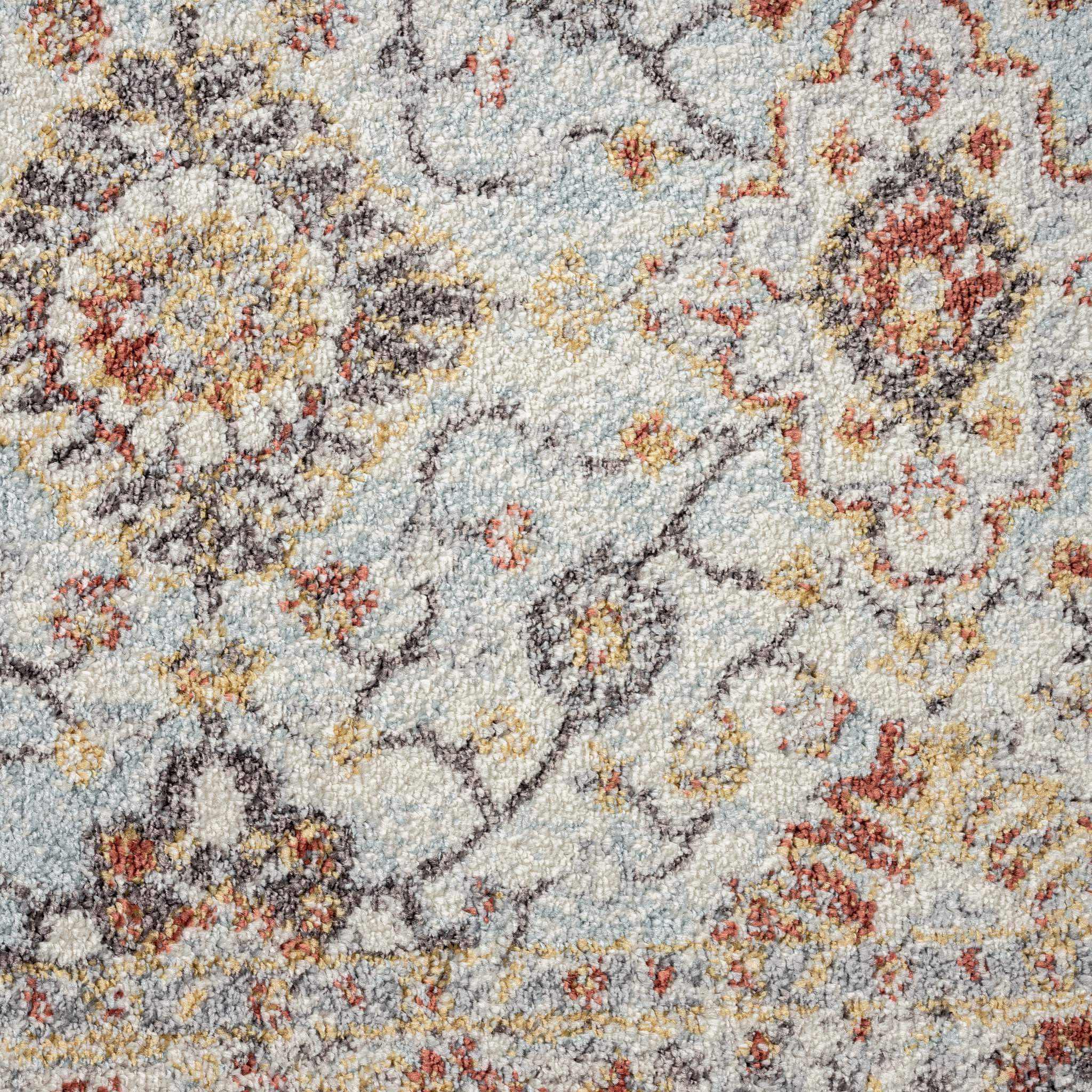 Asher Country Rug Big Size - Blue - 300x400