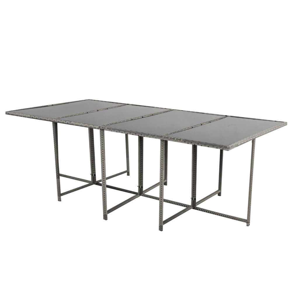 Bali 12 Seat Outdoor Dining Set - Grey