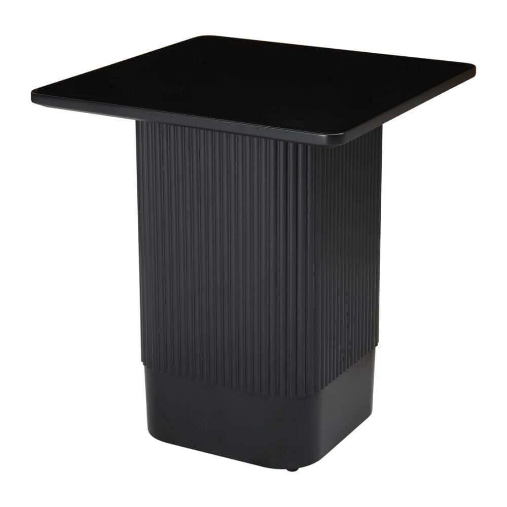 Clara Noir Pedestal Side Table