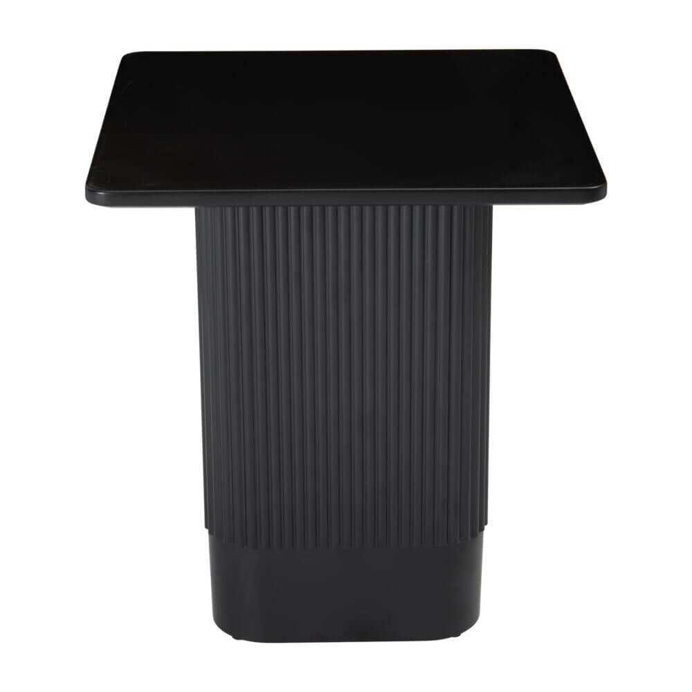 Clara Noir Pedestal Side Table