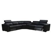 6 Seater Real Leather sofa with Adjustable Headrest