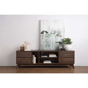 Hirado Walnut Entertainment TV Unit Cabinet - Cocoa