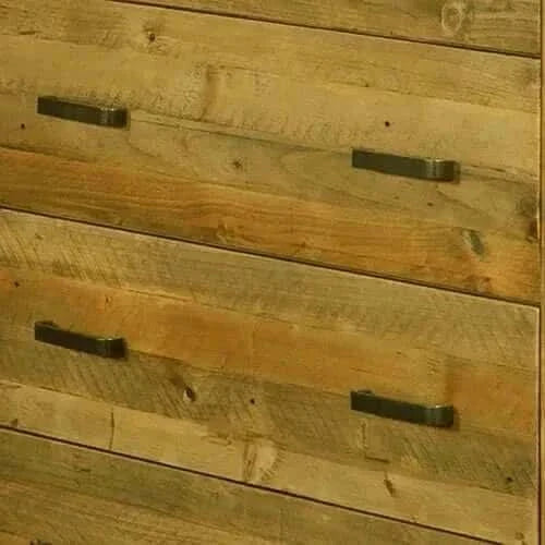 Woodstyle 4 Pieces Bedroom Set King Size in Solid Wood Antique Design