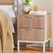 LURA Small Nightstand With Drawers