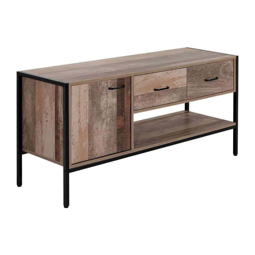 Industrial TV Stand Entertainment Unit 120cm