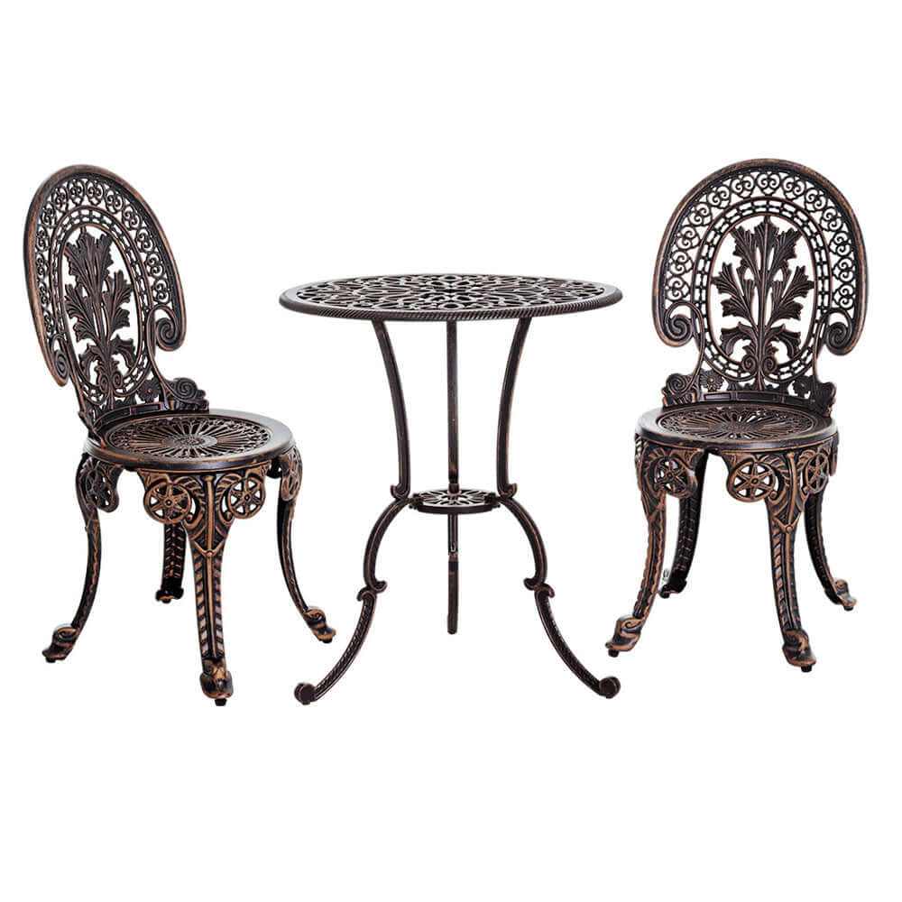 Gardeon 3 PC Patio Dining Furniture Outdoor Bistro Set