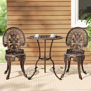 Gardeon 3 PC Patio Dining Furniture Outdoor Bistro Set