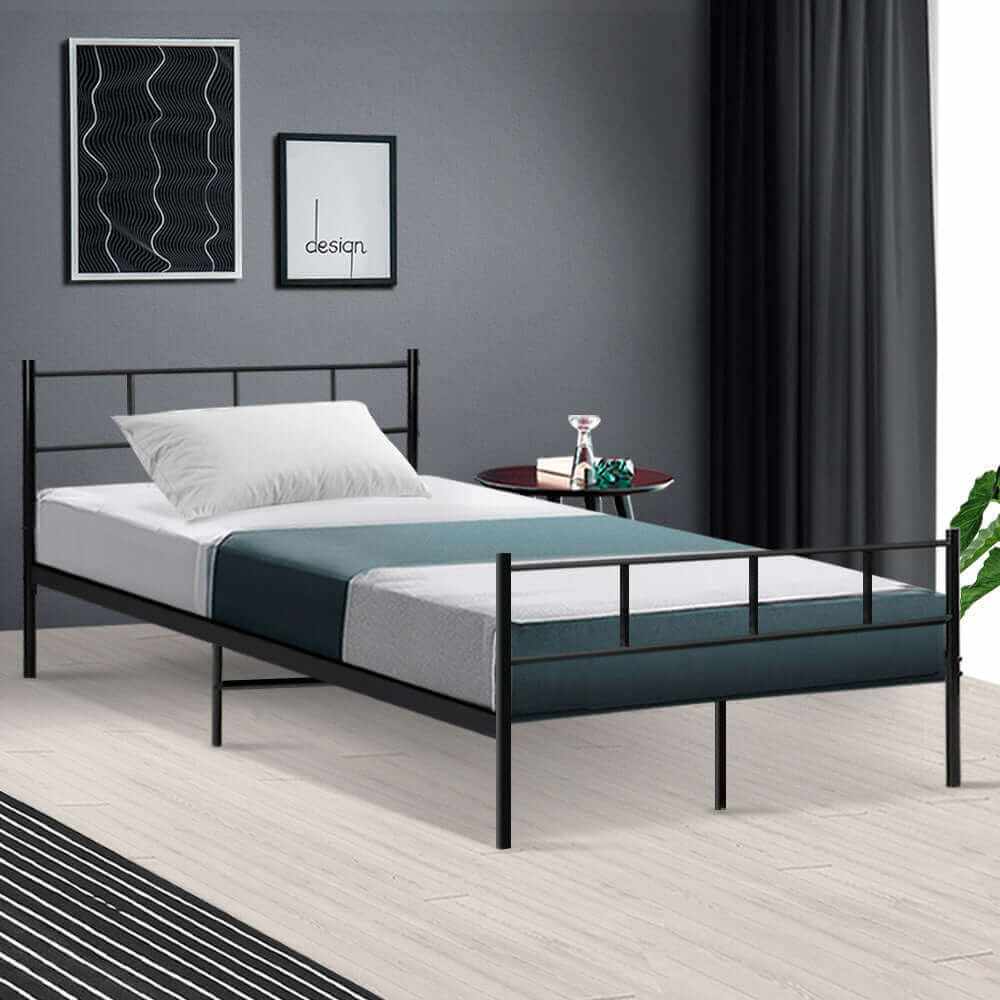 SOL Bed Frame King Single Metal Bed Frames