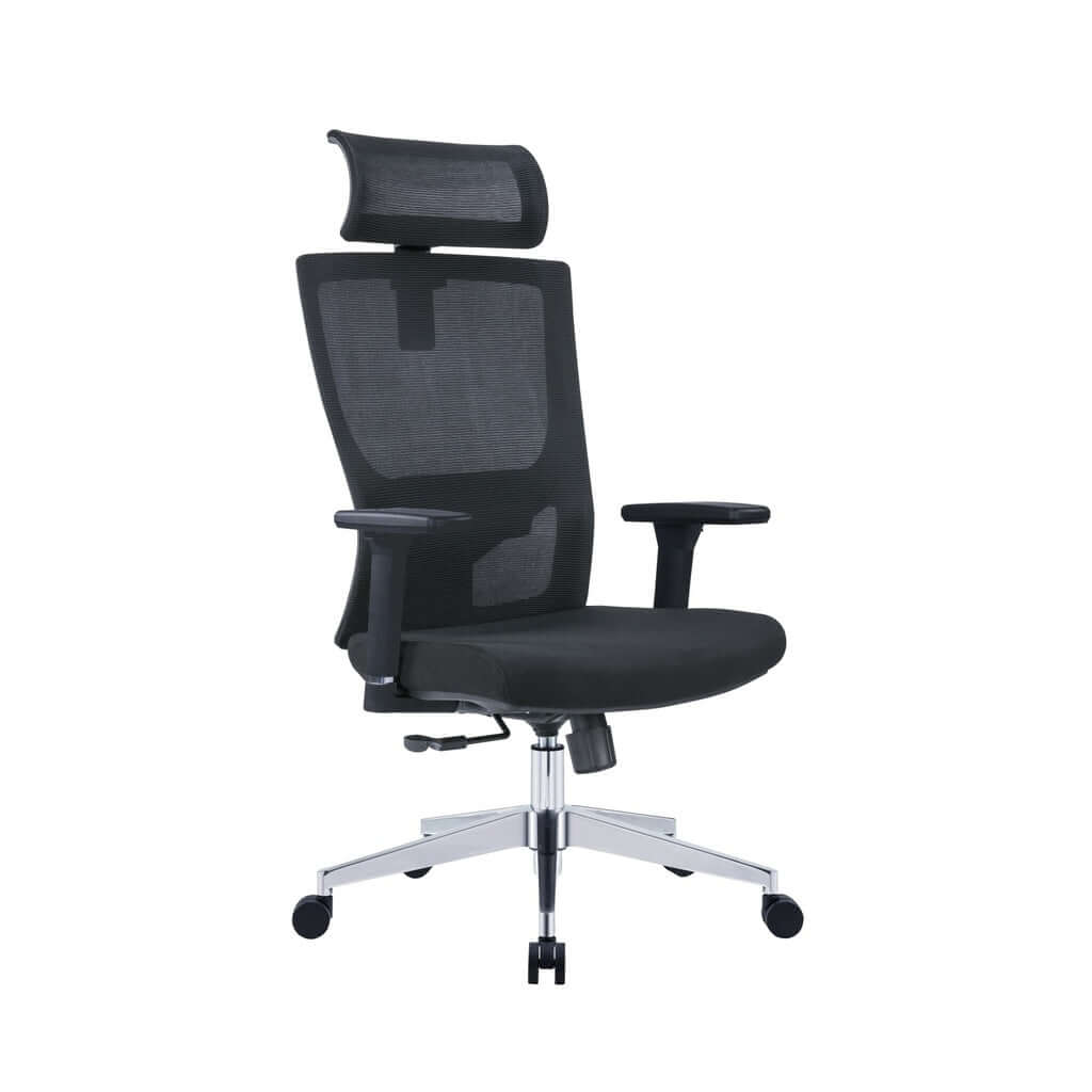 EKKIO Ava Backrest Office Chair - Black
