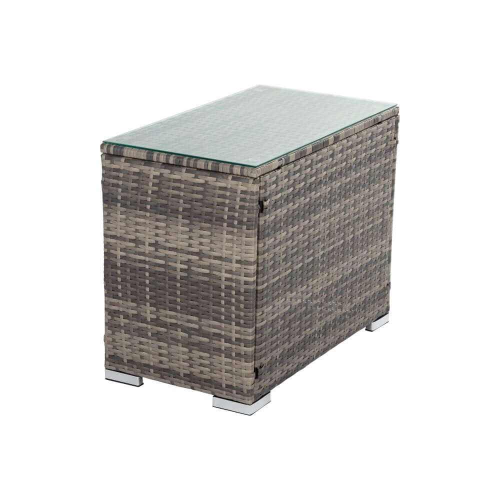 Modular Lounge Sofa With End Table Rattan Garden Furniture