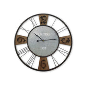 Mid Century Wall Clock Large Vintage Design 60cm