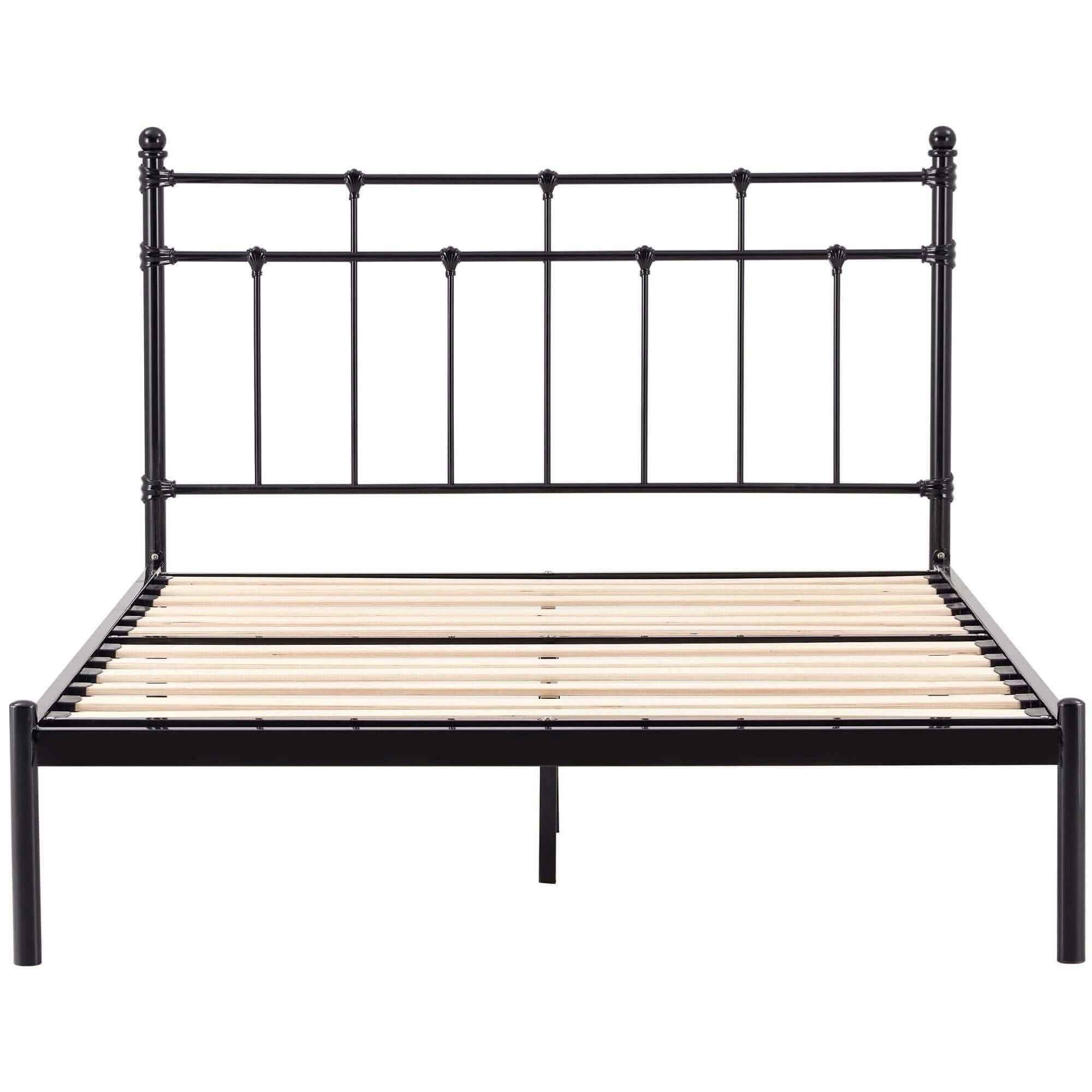 Moderna Metal King Single Bed Black