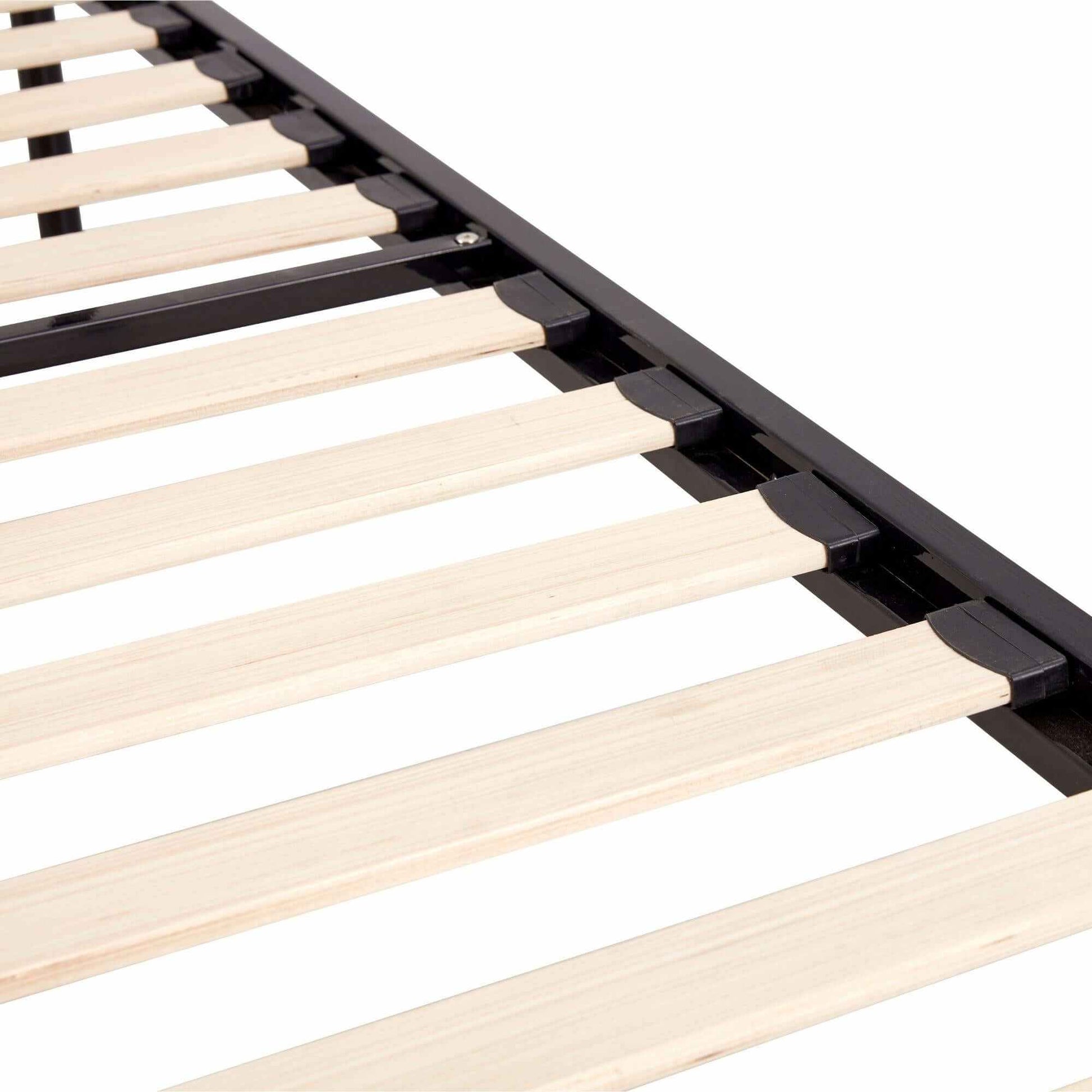 Moderna Metal King Single Bed Black