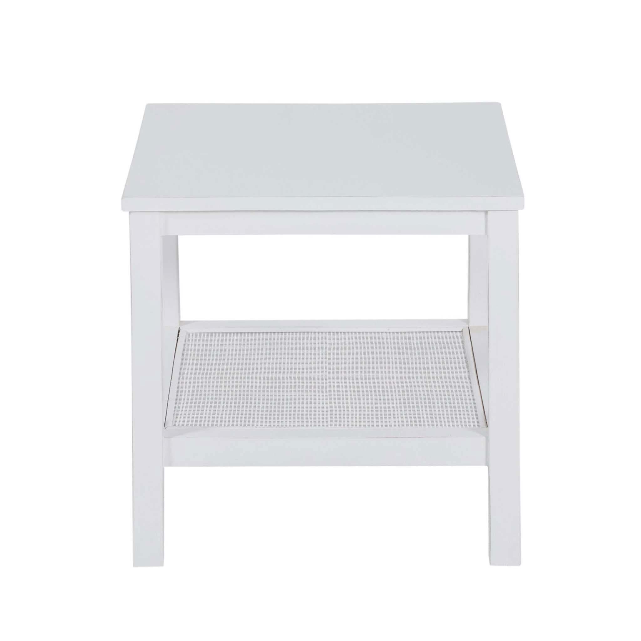 Jasmine Mindi Wood Coffee Side Table White
