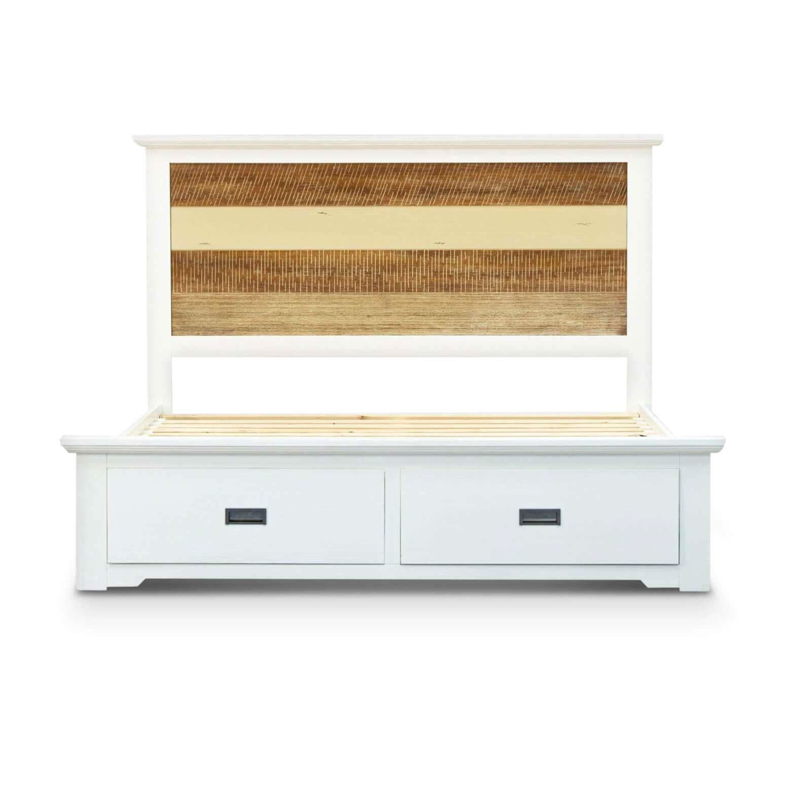 Orville Bed Frame King Size Mattress Base With Storage Drawers - Multi