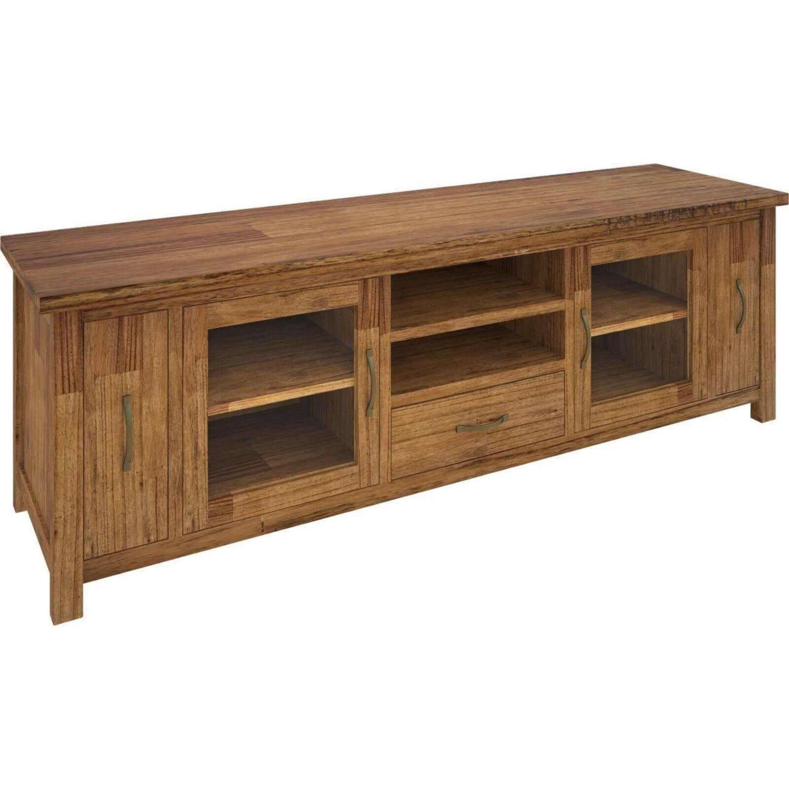Birdsville 223cm 2 Door 2 Drawer Entertainment Unit Brown