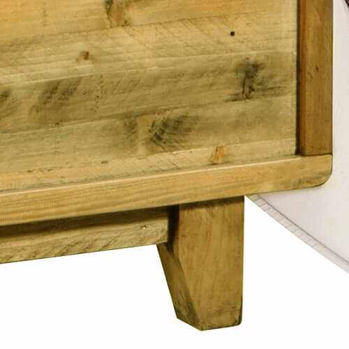 Woodstule Solid Wood King Bed - Light Brown