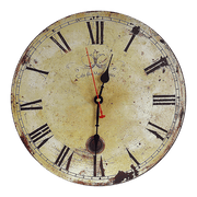 Large Vintage Wall Clock Kitchen Office Retro Timepiece