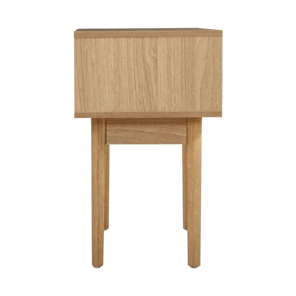 Jess One Drawer Rattan Nightstand