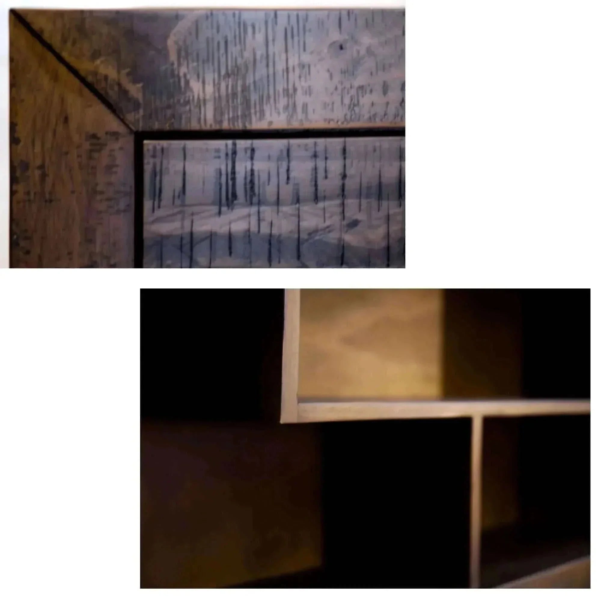 Catmint Bed Frame Queen Size Wood Mattress Base With Drawers - Grey St