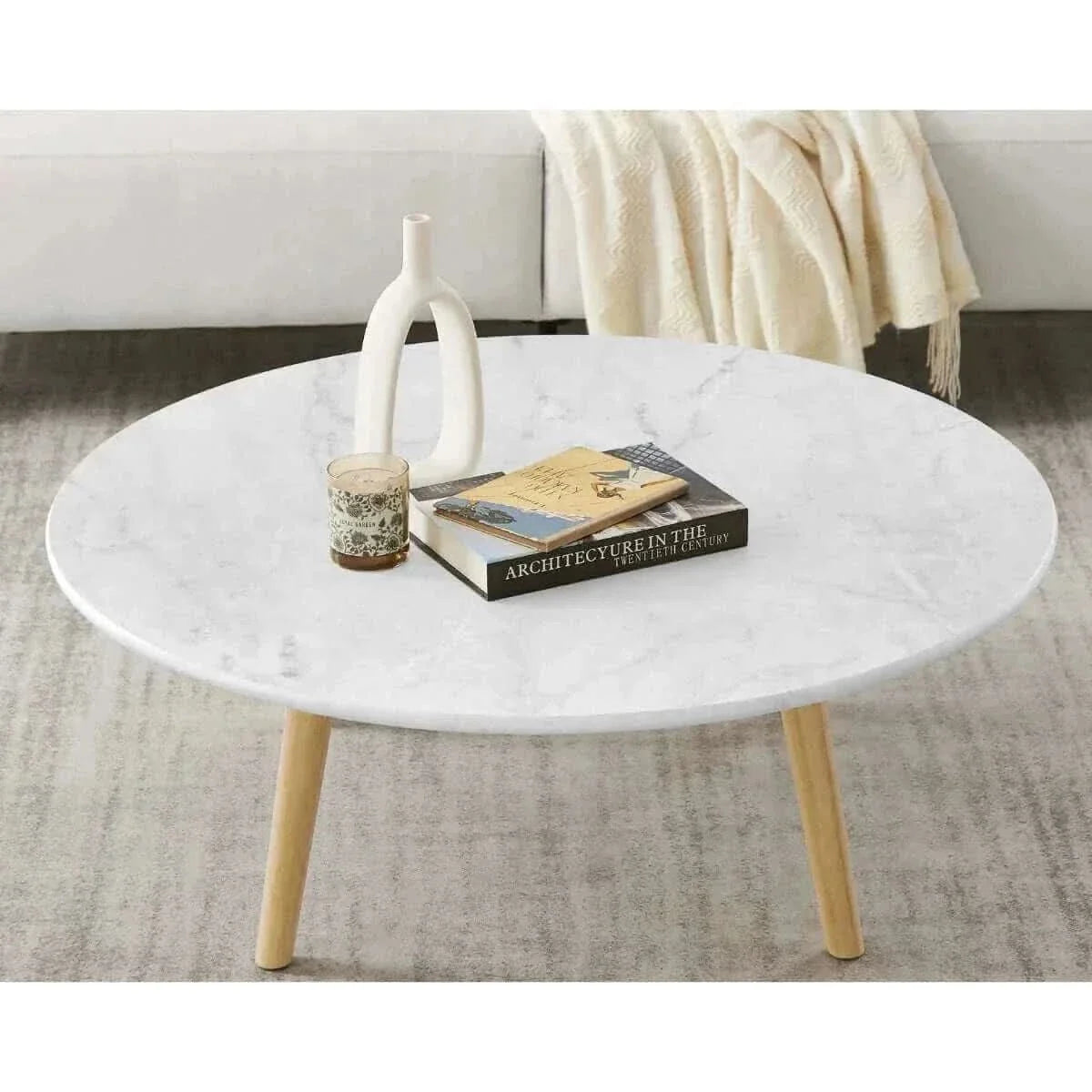 Emmett Round contemporary style Coffee Table