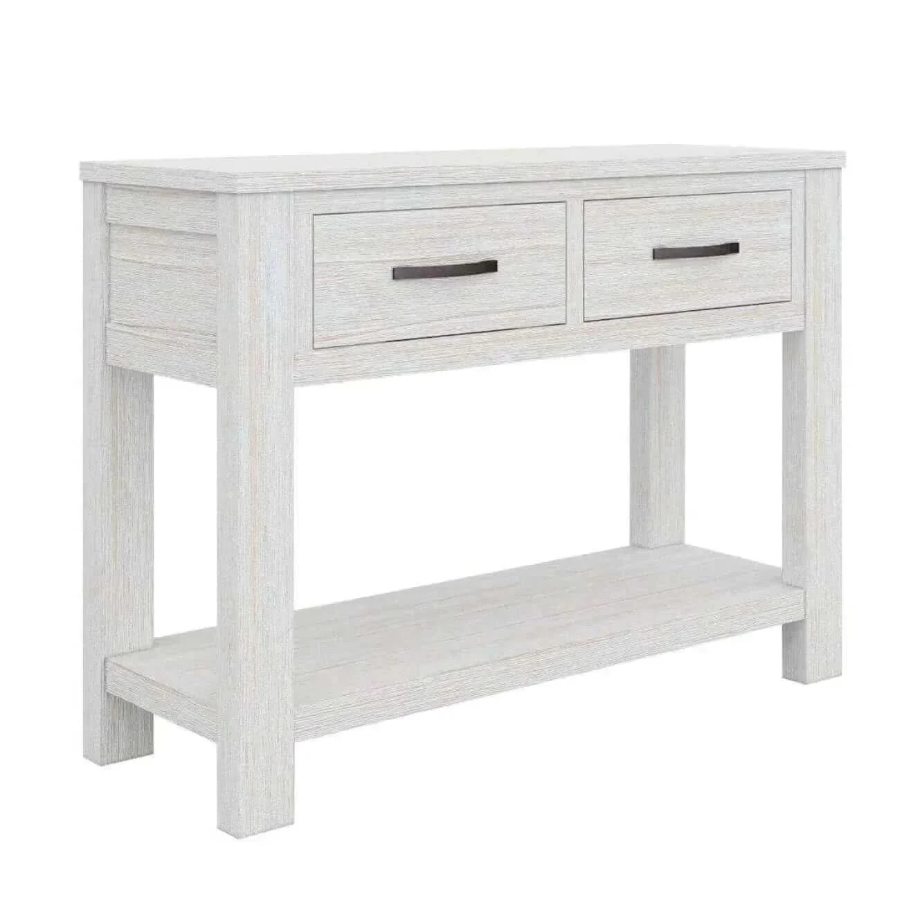 Foxglove 110cm Solid Wood Hallway Entry Table White