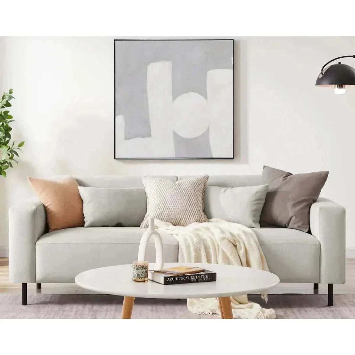 Johan Modern 3 Seater Sofa