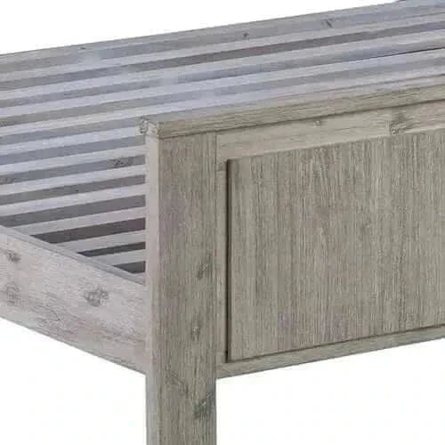 Noe Wooden King Size Bed Frame in Solid Acacia Wood