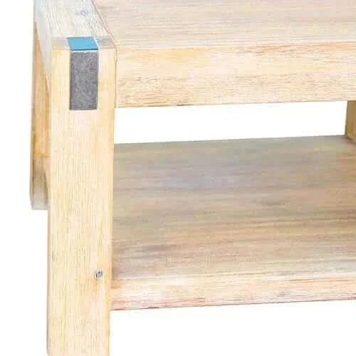 Nowra Solid Wooden Frame Oak Lamp Table