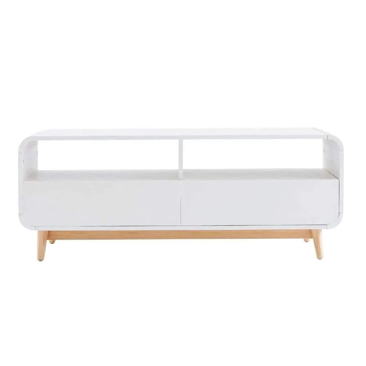 Merlin White Modern Retro Coffee Table