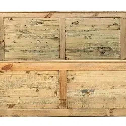 Wooden Bed Frame Queen Size with Medium High Headboard
