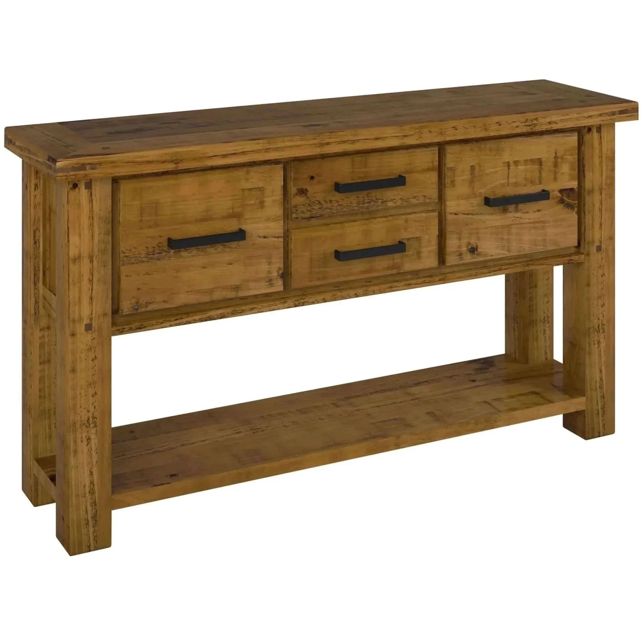 Teasel Rustic Console Hallway Entry Table 147cm