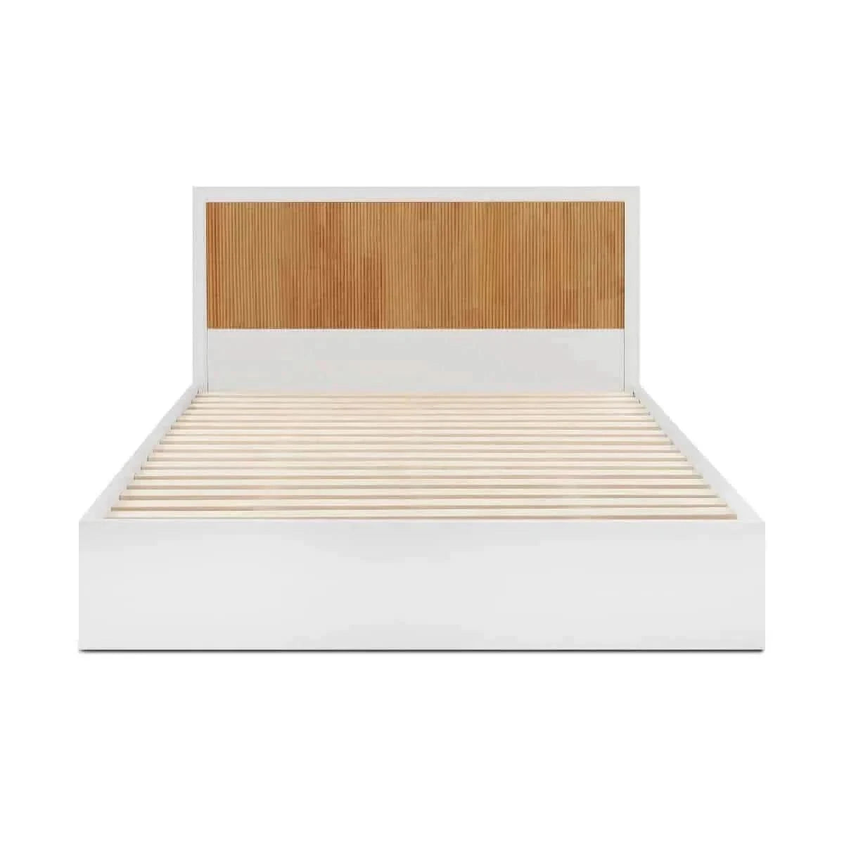 Tracey Column Queen Size Bed Frame with Storage