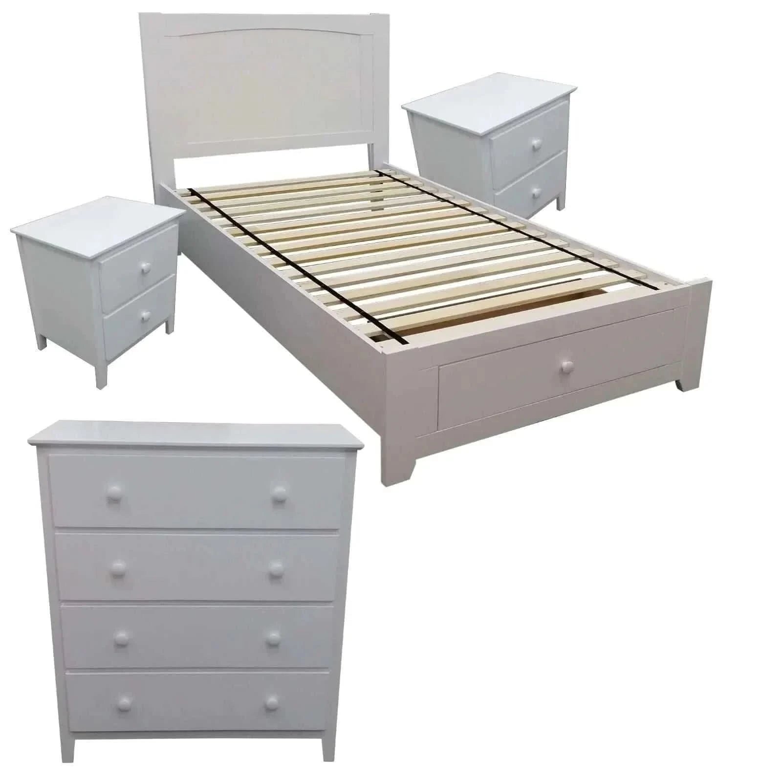 Wisteria 4pc King Single Bed Suite Bedroom Set