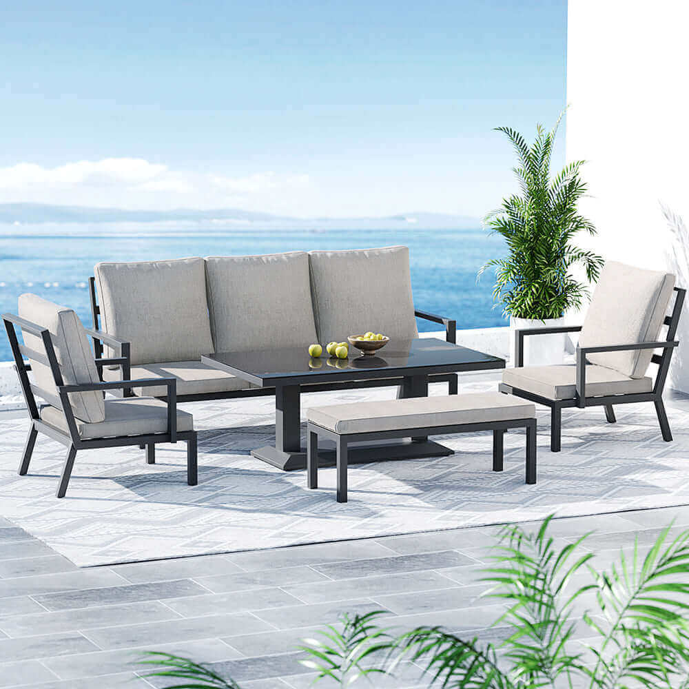 Best Aluminium Outdoor Garden Furniture for Every Space-Upinteriors