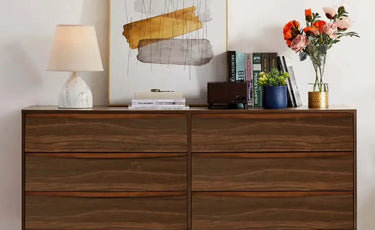 Luxurious Walnut Sideboard – Modern Elegance for Your Home-Upinteriors