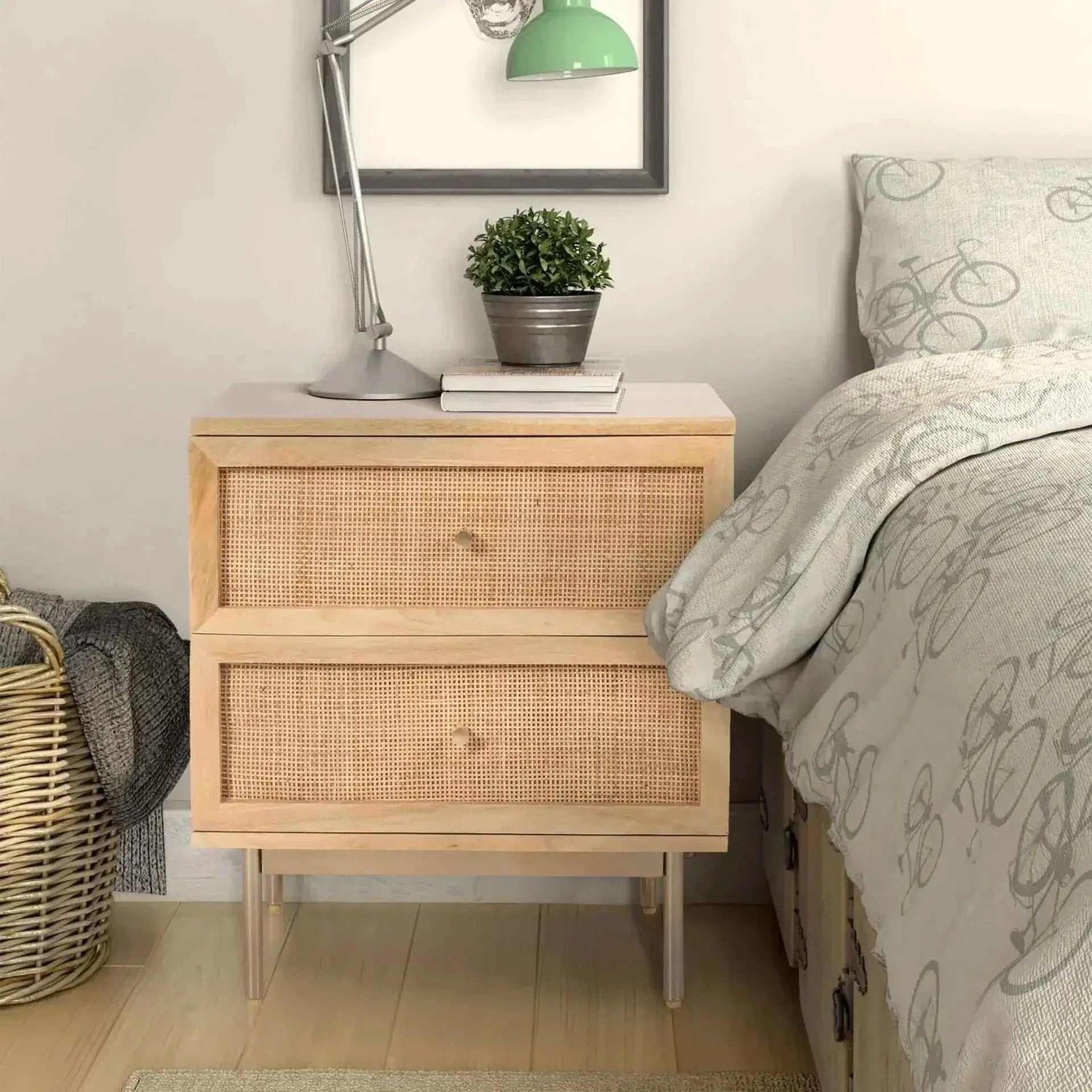 Top Rattan Bedside Cabinet Designs for Your Bedroom Décor-Upinteriors