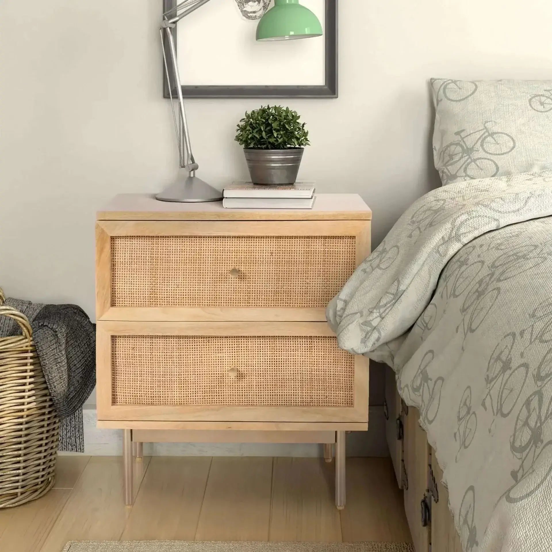 Top Rattan Bedside Cabinet Designs for Your Bedroom Décor-Upinteriors