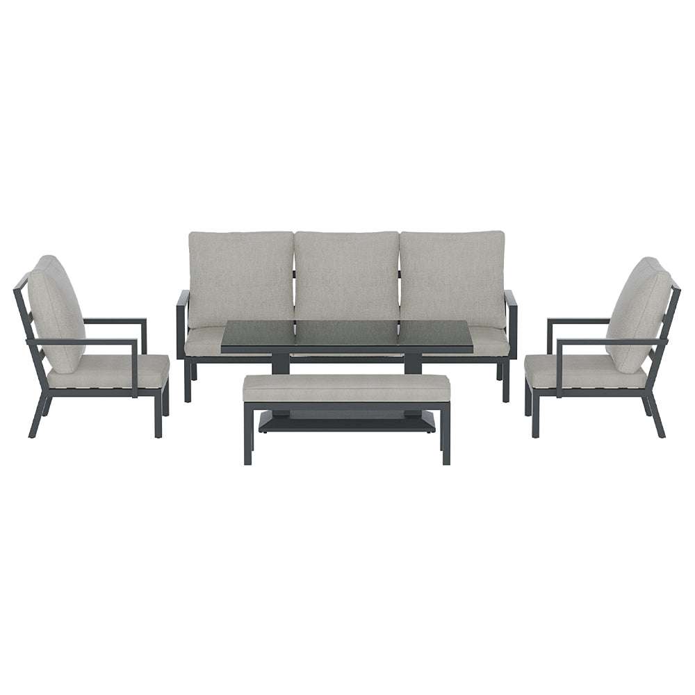 5 Piece Outdoor Furniture Setting 